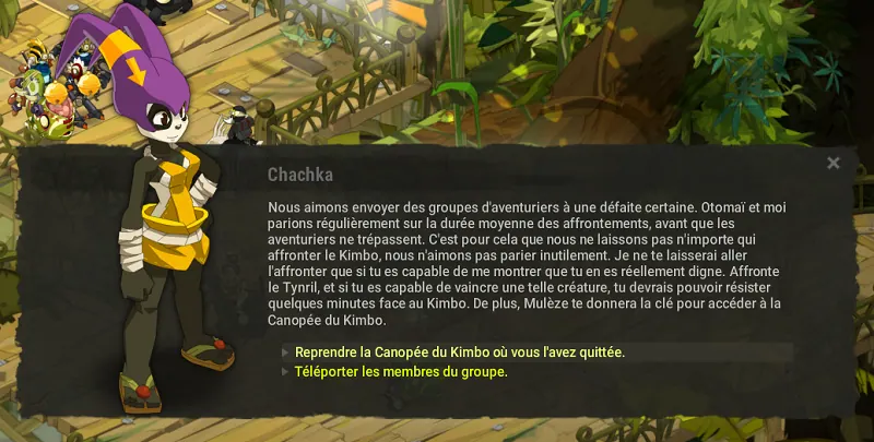 quête Ruée sur le Kimbo