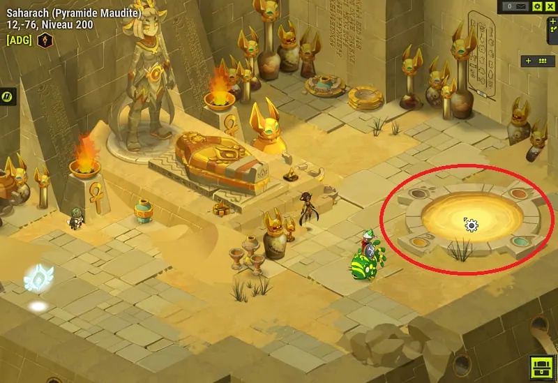quête Le secret de la pyramide