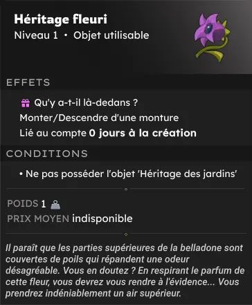 Saison Ocre dofus héritage