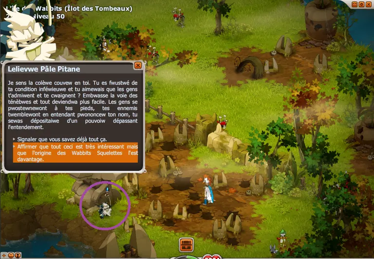 Il y a un os de Wabbit