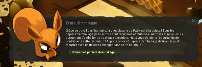 quête La manie du recyclage dofus