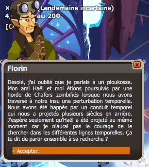 quête Les visiteurs du futur dofus
