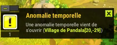 les anomalies temporelles dofus