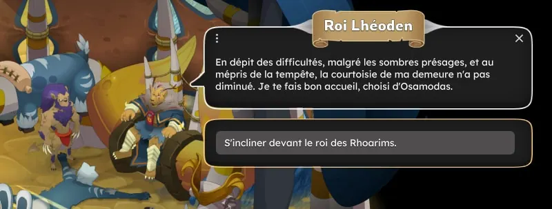 quête Trois coeurs un roi