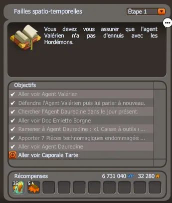 Failles spatio-temporelles