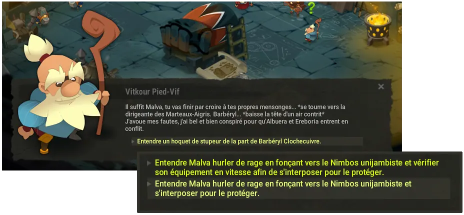 quête La fin des maningances dofus