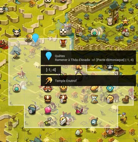 quête Soldats d'infortune dofus