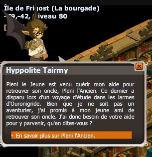 quête Chauffage à moindre frais dofus