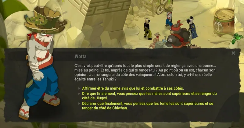 quête L'égalité des sexes dofus