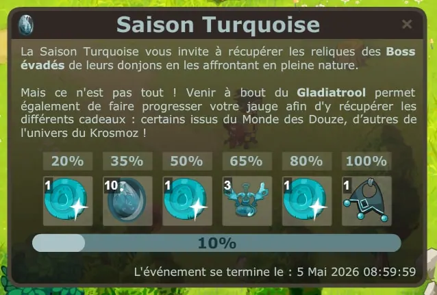 Comment obtenir des jetons Turquoise dofus retro