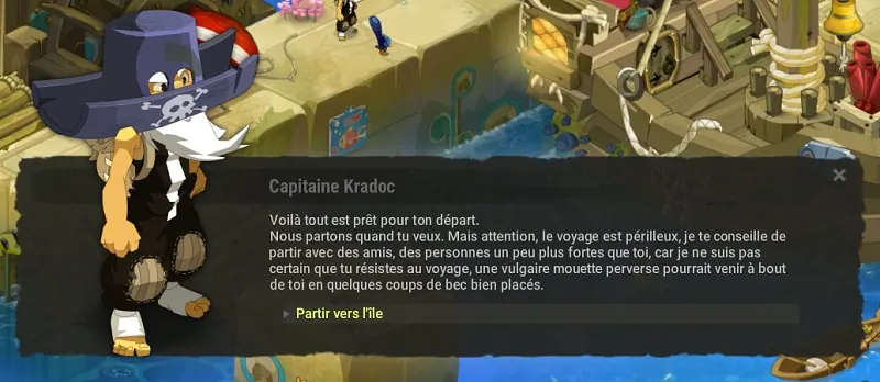 quête L'île des naufragés