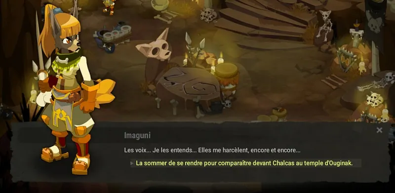 quête La voix des morts dofus