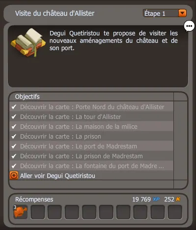 Visite guidée au château d'Allister