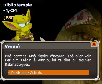 quête Du rire en barre dofus