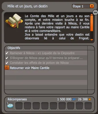 Mille et un jours un destin