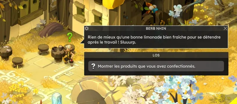 quête Produits naturels dofus
