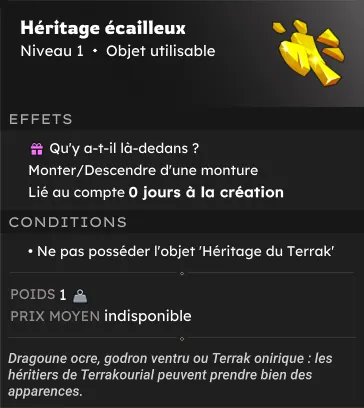 Saison Ocre dofus souvenir
