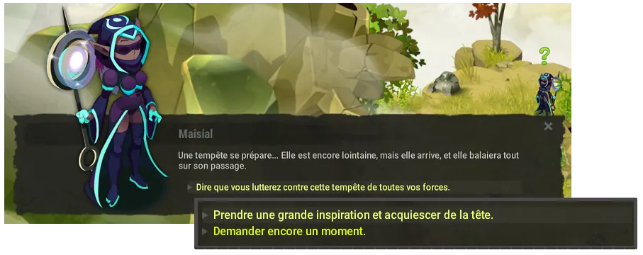 quête Les quatre volontés dofus