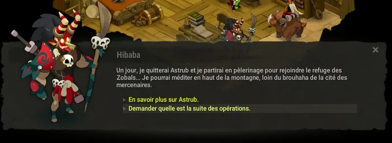 quête Zobal Hibaba et les 40 Roublards dofus