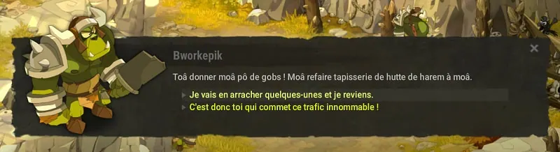 quête Manque de peaux dofus