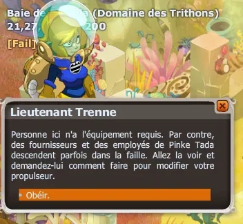 quête Sur fond de crise dofus