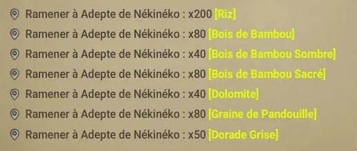 quête Nékinékologie