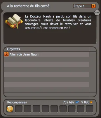 quête Le fils caché
