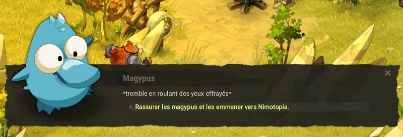 quête À la rescousse des magypus dofus