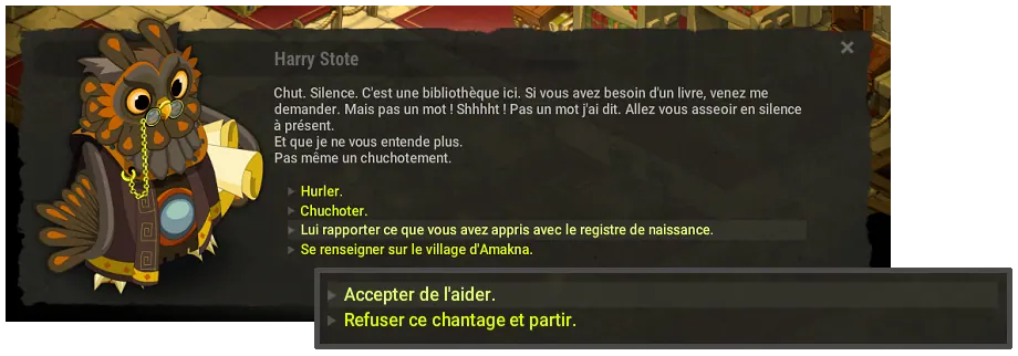 quête au delà de la gloire dofus