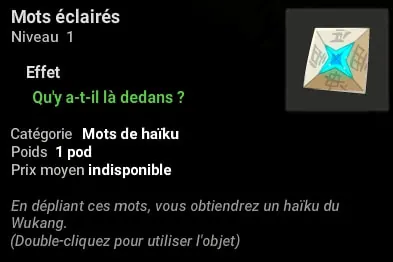 quête Tant de mots et si peu de temps