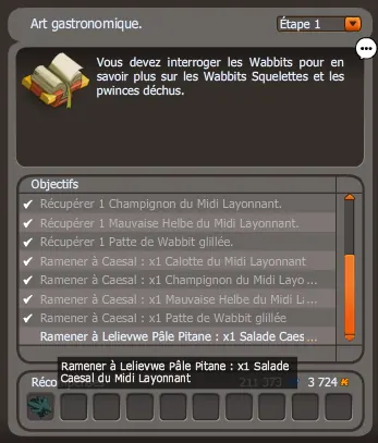 quête Art gastronomique