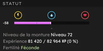rendre une monture féconde dofus