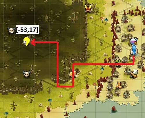 Chemin vers Otomaï dofus