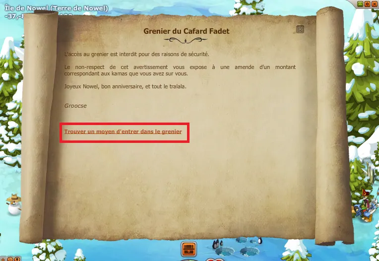 grenier du cafard fadet