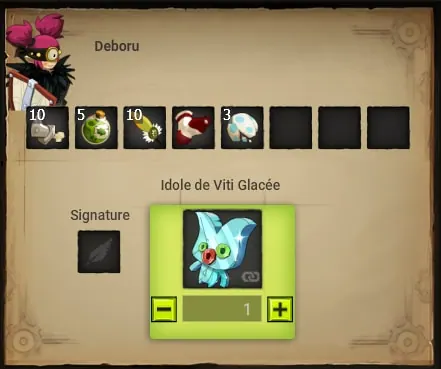 quête La bénédiction de Viti idole viti glacée
