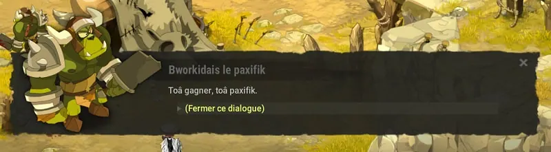 quête Bworkidais le paxifik dofus