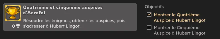 Les Auspices d'Aerafal dofus
