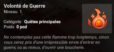 quête Les quatre volontés