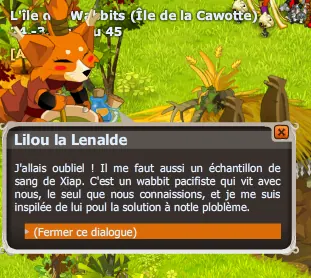 quête Faites l'amour pas la guerre