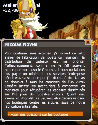 quête Les boutiques de Nowel
