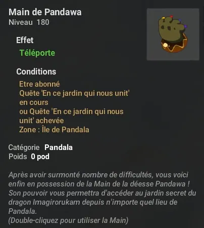 quête Par ce serment s'écrit le monde