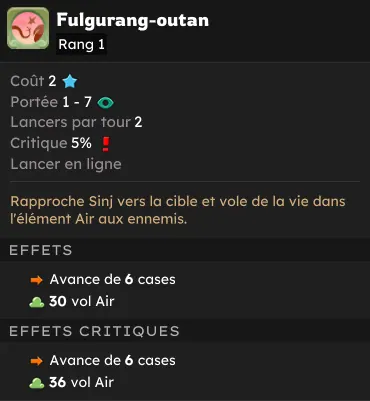 Épreuve de Songe sinjsonj
