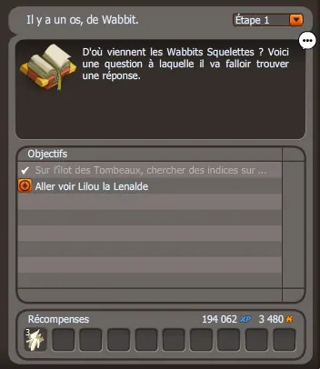 Il y a un os de Wabbit