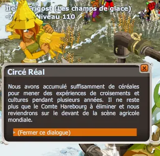 Champ borde le château