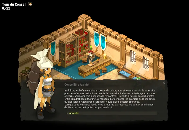 L'avis d'Archie m'aide dofus