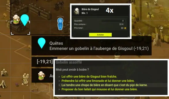 quête Un salaire germinable