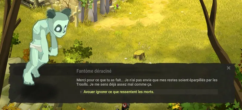 quête Rester planté là dofus