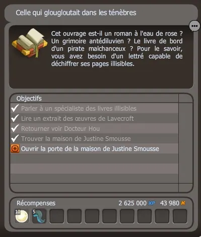 Celle qui glougloutait dans les ténèbres