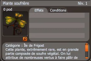 plante soufrière dofus