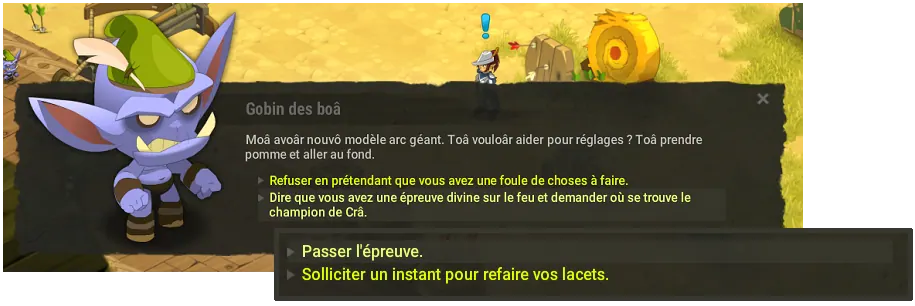quête La bête au bois dormant